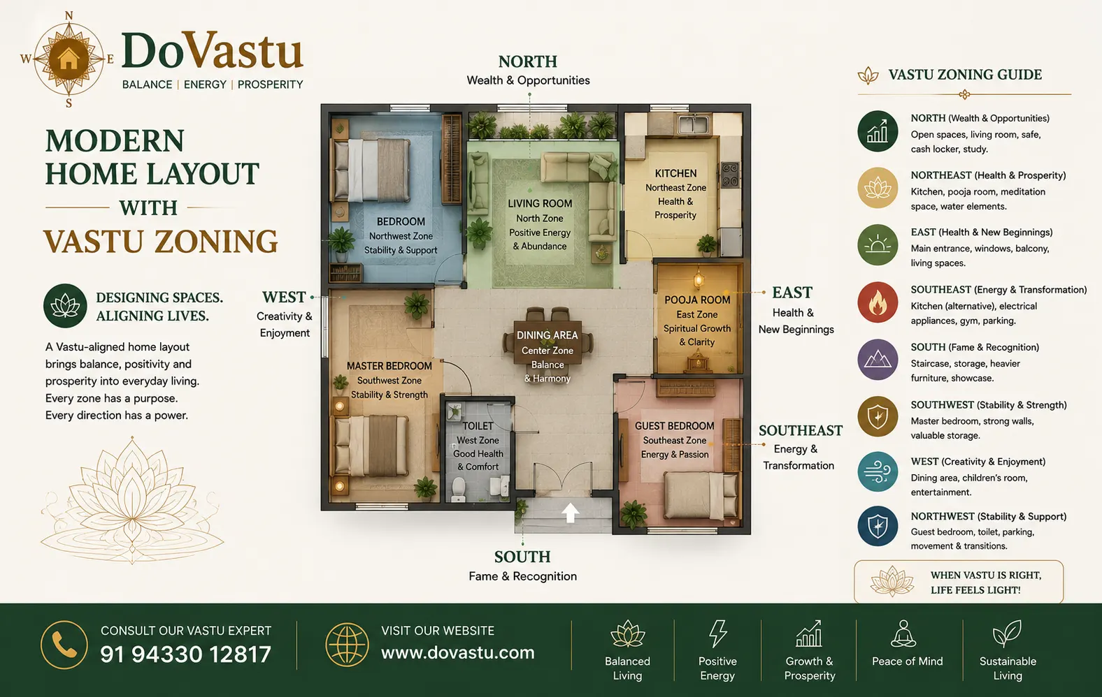 Modern Vastu home layout guide - DoVastu