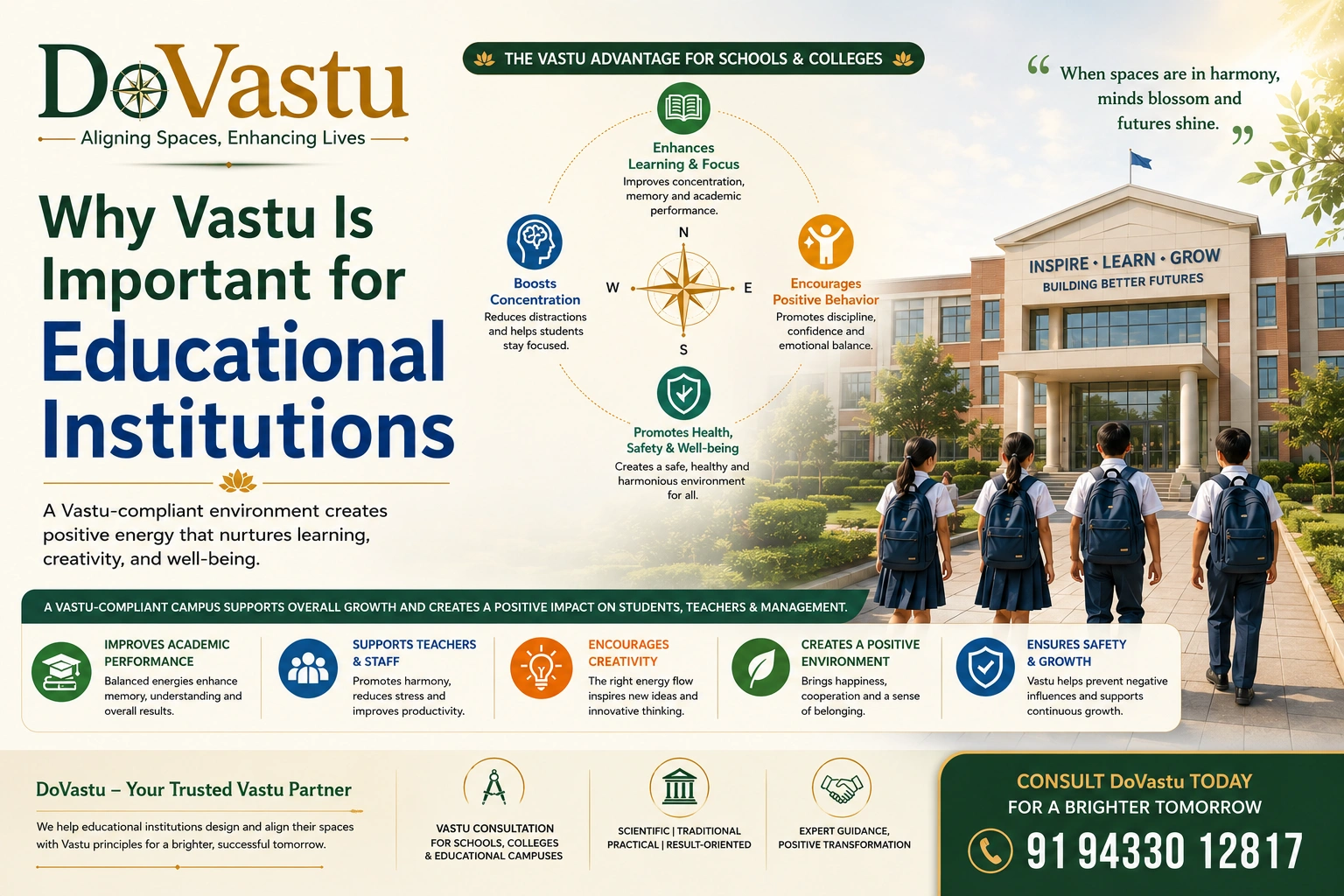 Vastu for schools enhancing education spaces student focus discipline and academic performance