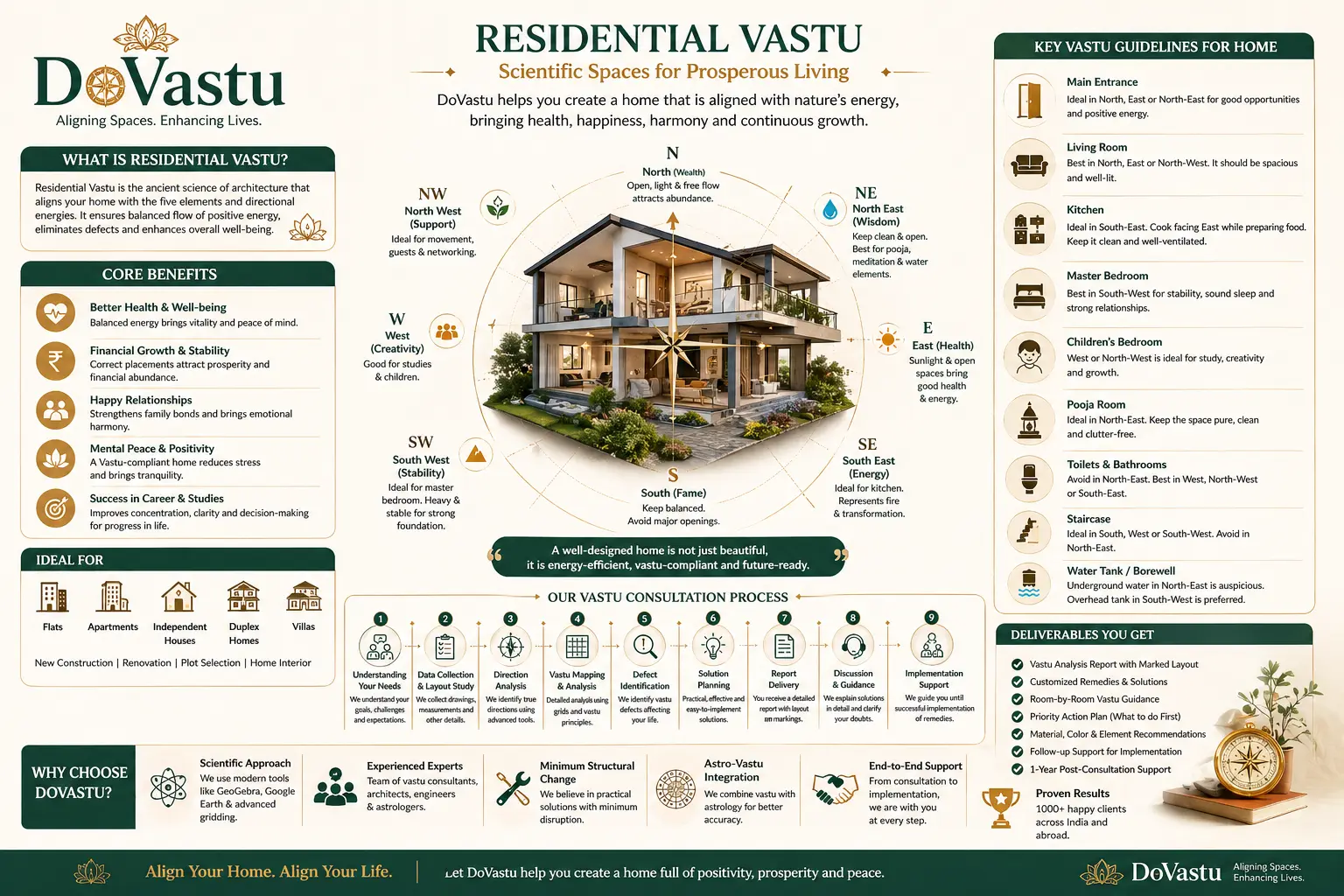 Residential Vastu consultation in Kolkata for flats apartments and homes by DoVastu